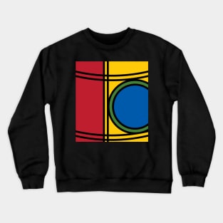 Abstract Color Crayon Crewneck Sweatshirt